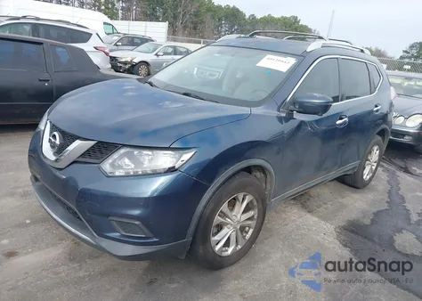2016 Nissan Rogue Sv from USA, damaged, VIN KNMAT2MV7GP612436